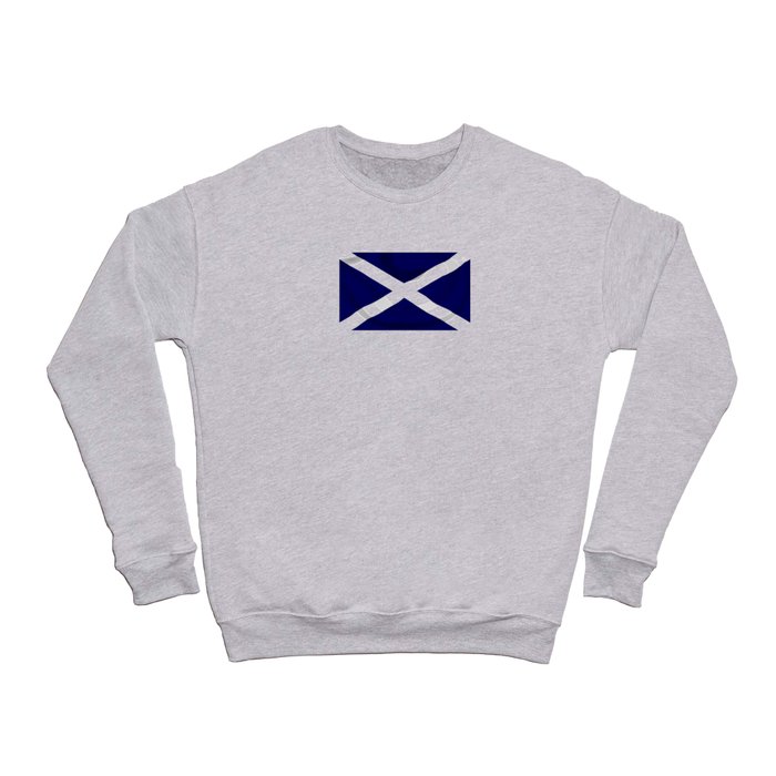 FLAG OF SCOTLAND. SCOTTISH FLAG. SALTIRE FLAG. Crewneck Sweatshirt