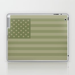 Camo Stars and Stripes – USA Flag in Military Camouflage Colors [FalseFlag 1] Laptop & iPad Skin