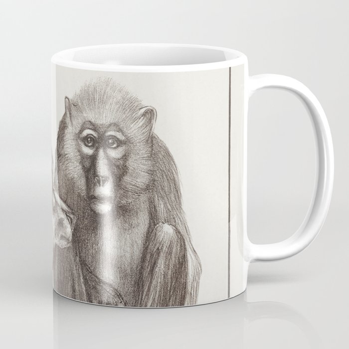 Monkey couple illustration Coffee Mug