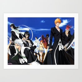 Bleach Anime Art Prints For Any Decor Style Society6