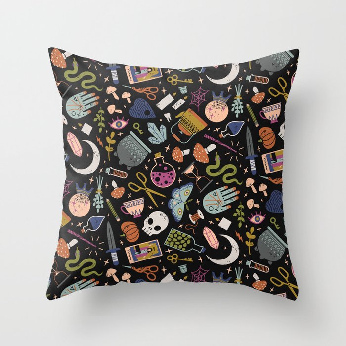 Magical Objects Throw Pillow