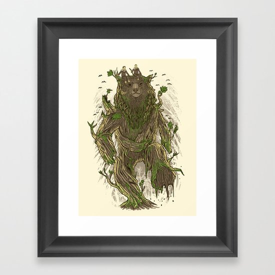 Treebear Framed Art Print