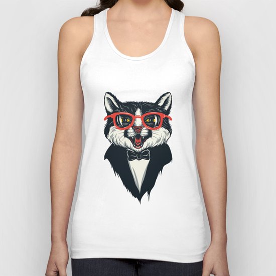cat Unisex Tank Top
