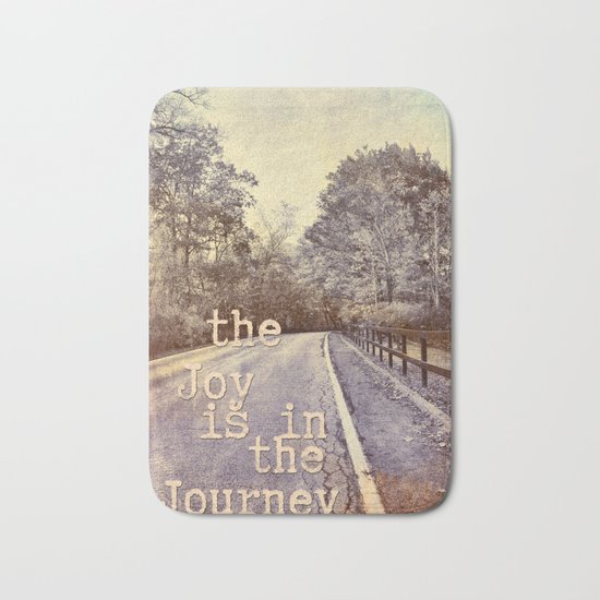 Road Trip - the joy is in the journey - Bath Mat