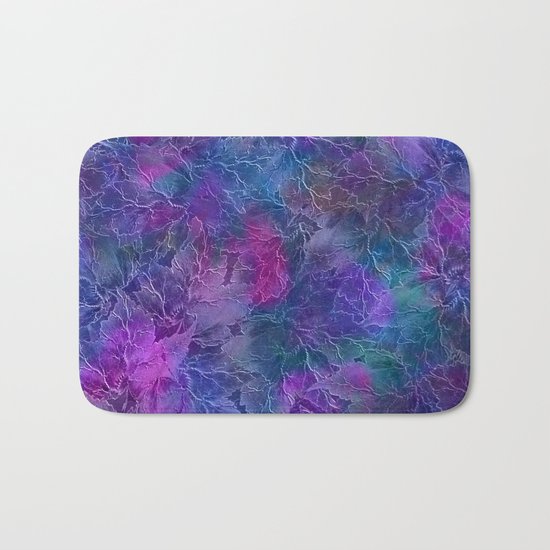 Frozen Leaves 5 Bath Mat