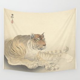 Tiger - Ohara Koson (1900 - 1930) Wall Tapestry