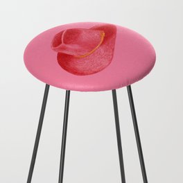Red Stetson Counter Stool