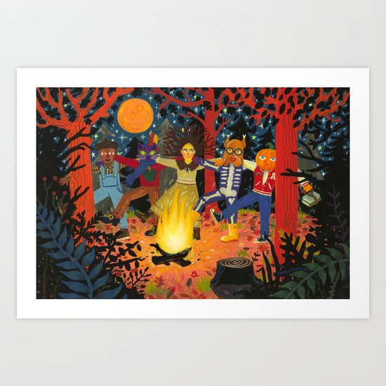 The Spirits of Autumn Art Print