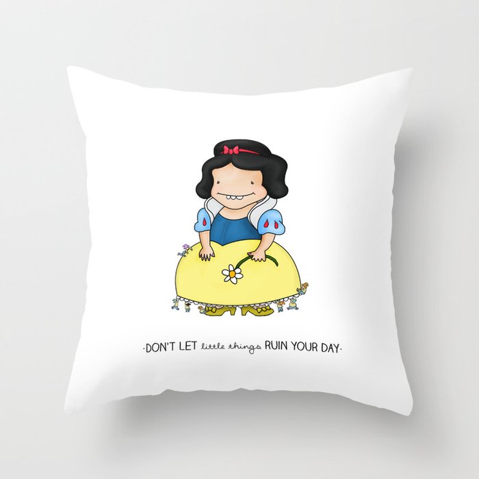 Little things Throw Pillow