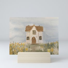 Floral cottage Mini Art Print