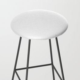Whitest White - Solid Colors  Bar Stool