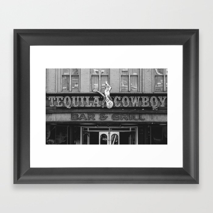 Tequila Cowboy - Nashville Framed Art Print