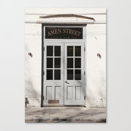 Amen Street Charleston Canvas Print