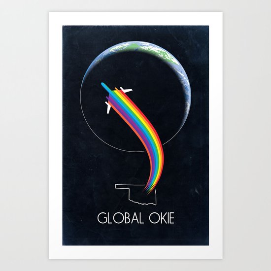 Global Okie 'Planetary Journey' Art Print