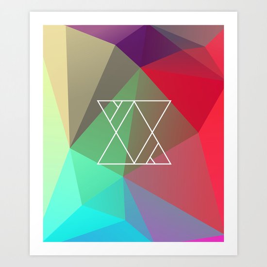 Geometry Art Print