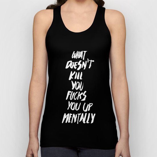 Mentally, alternative Unisex Tank Top