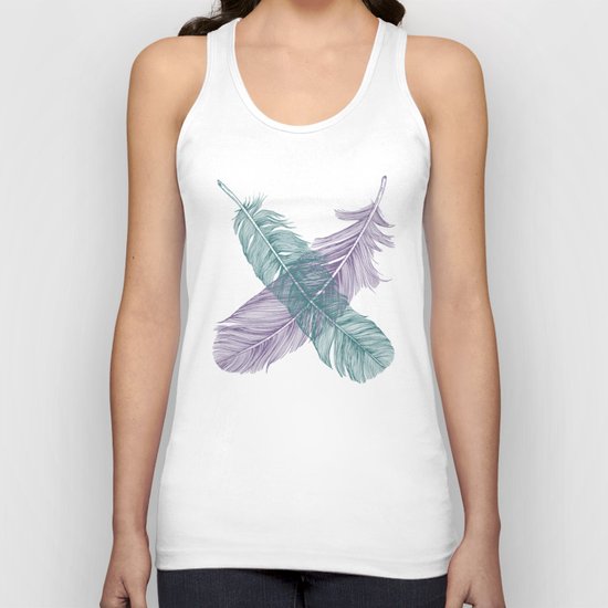 X Feathers Unisex Tank Top