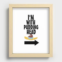I'm With Pudding Head Recessed Framed Print