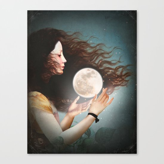 Meet the Moon Canvas Print