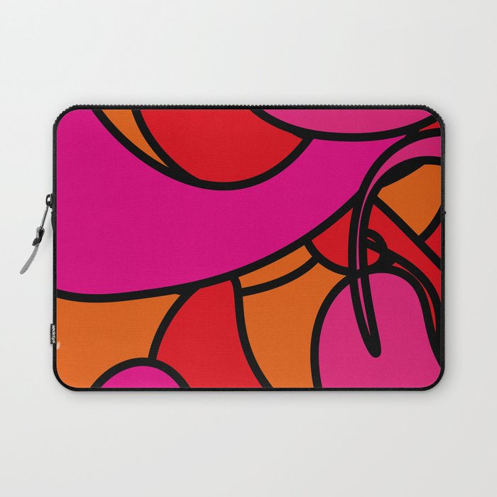 Retro Abstract Art Laptop Sleeve