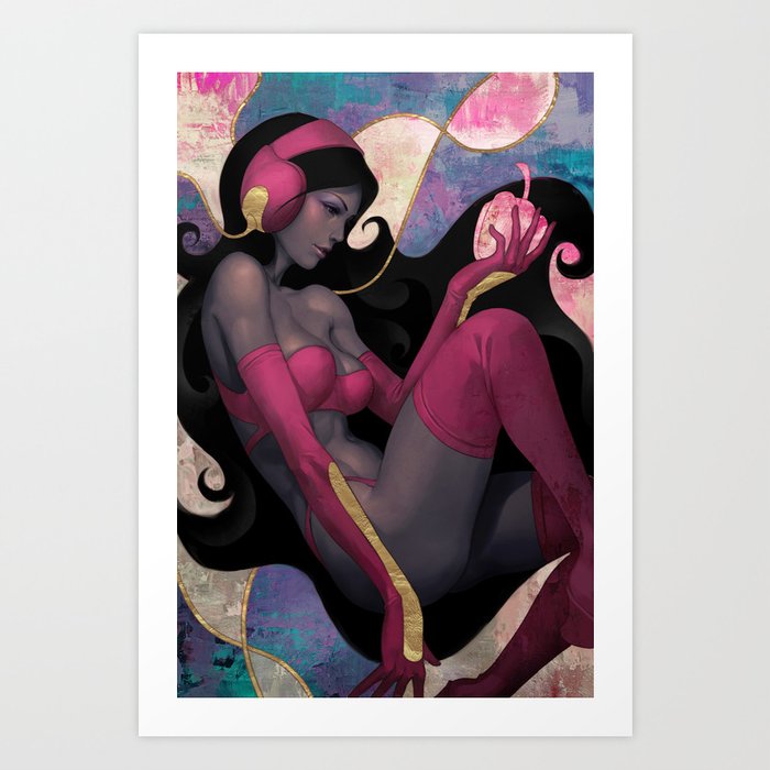 Discover the motif PEPPER FLOW by Stanley Artgerm Lau as a print at TOPPOSTER