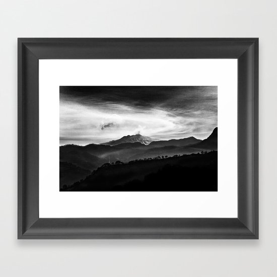 Hephaestos Valley Framed Art Print