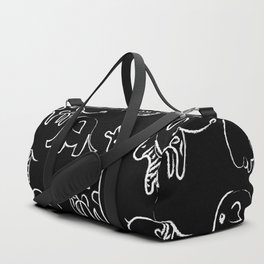 Animal Chalkboard Doodles Duffle Bag