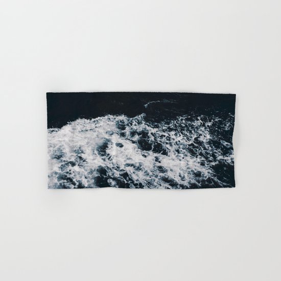 Waves #dark Hand & Bath Towel