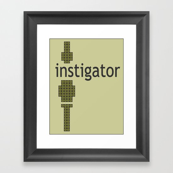 8-Bitstigator Framed Art Print
