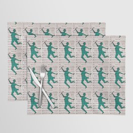 Tap Dancer on Sheet Music Placemat