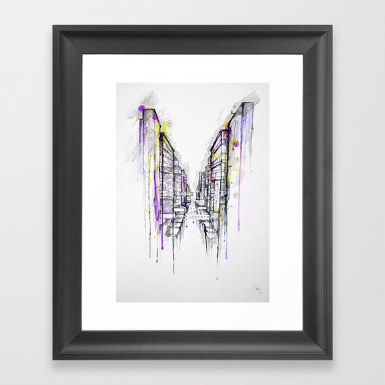 This City Sleeps Framed Art Print