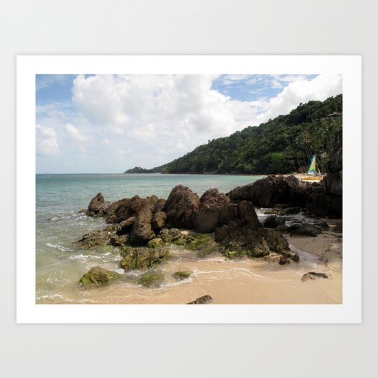 The Beach Art Print