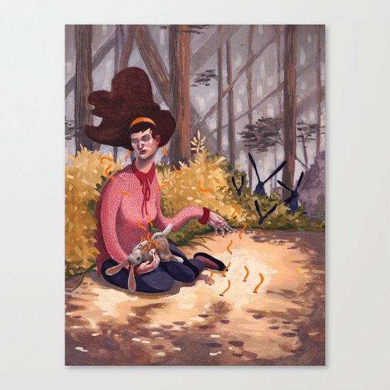 Worm Transplant Canvas Print