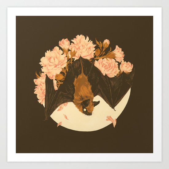 Shadow Veil Copse Art Print