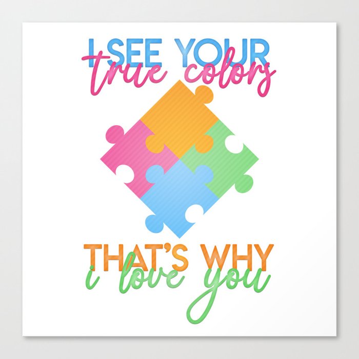 Autism Colors v1.0 Canvas Print