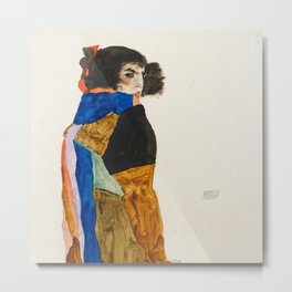 Egon Schiele "Moa" Metal Print | Egonschiele, Schiele, Drawing, Woman, Moa 