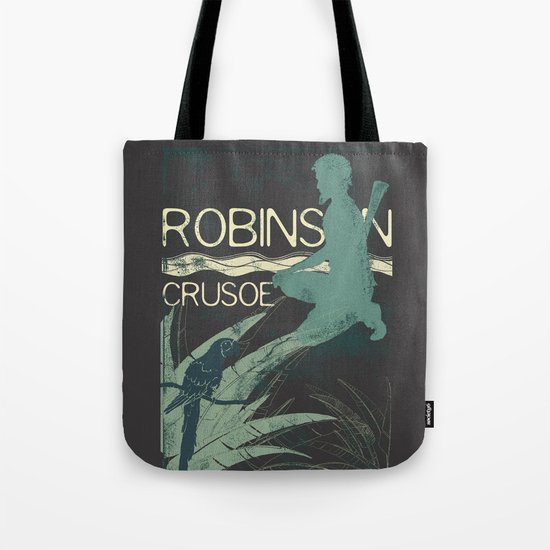 Books Collection: Robinson Crusoe Tote Bag