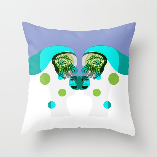 Gemini Throw Pillow