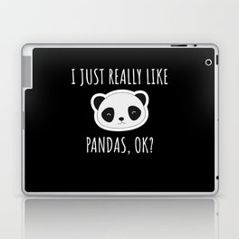 I Just Really Like Panda's Panda Laptop Skin