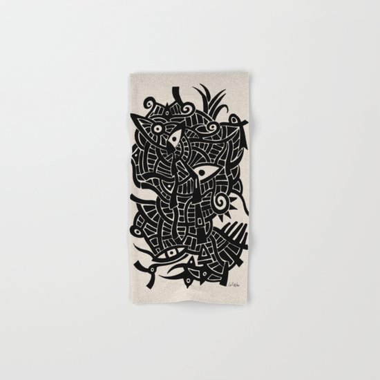 - androgynous fish - Hand & Bath Towel
