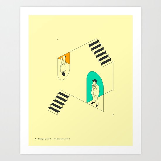 EMERGENCY EXITS (19) Art Print