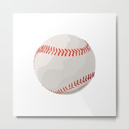 Baseball ball Metal Print