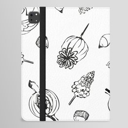 flower wild herbs iPad Folio Case