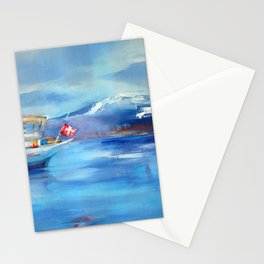 "Lake" by Diana Grigoryeva Stationery Cards