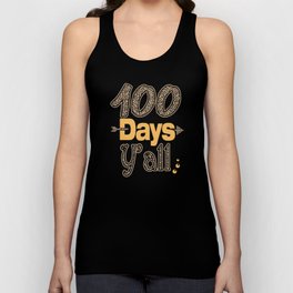 Days Of School 100th Day 100 All Leopard Unisex Tank Top