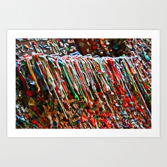 Gum Alley Art Print