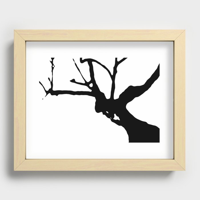 Shapes of Trees 2 - Reach Recessed Framed Print