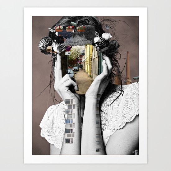 Crazy Woman - Lara Lisa Bella Art Print