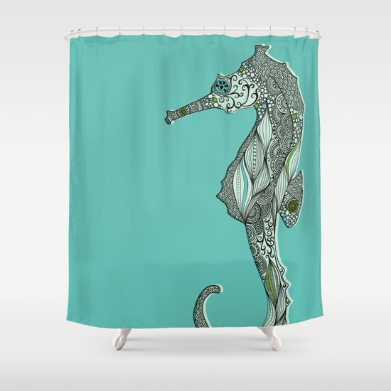 Seahorse Shower Curtain