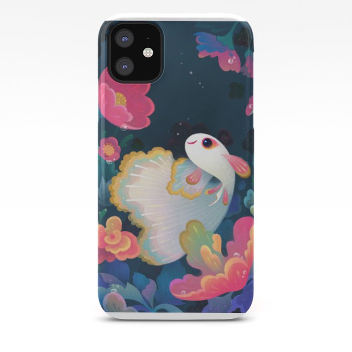 Flower guppy iPhone Case